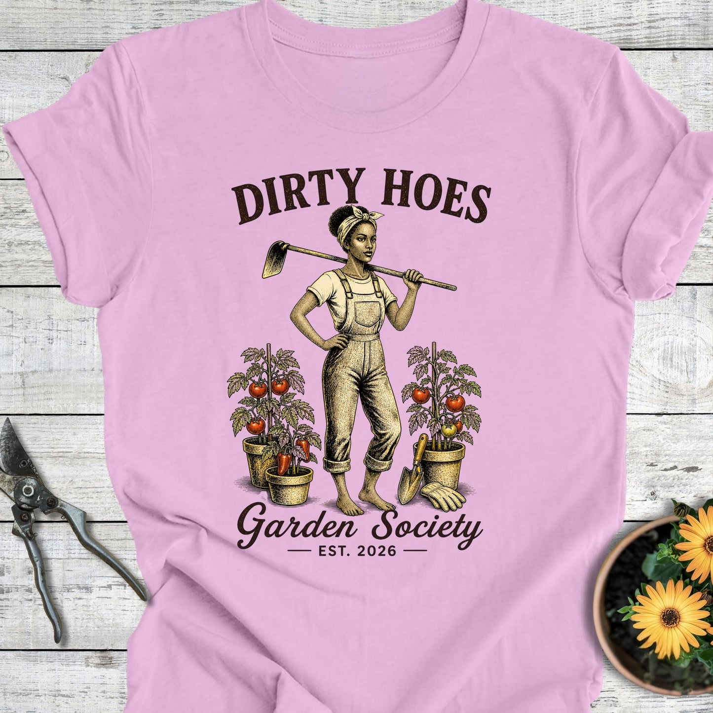 Dirty Hoes Garden Society (Melanin Edition) T-Shirt