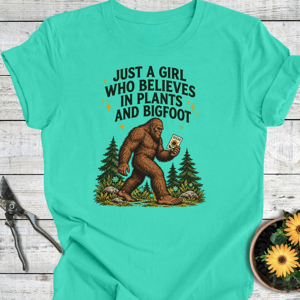 Plants & Bigfoot T-Shirt