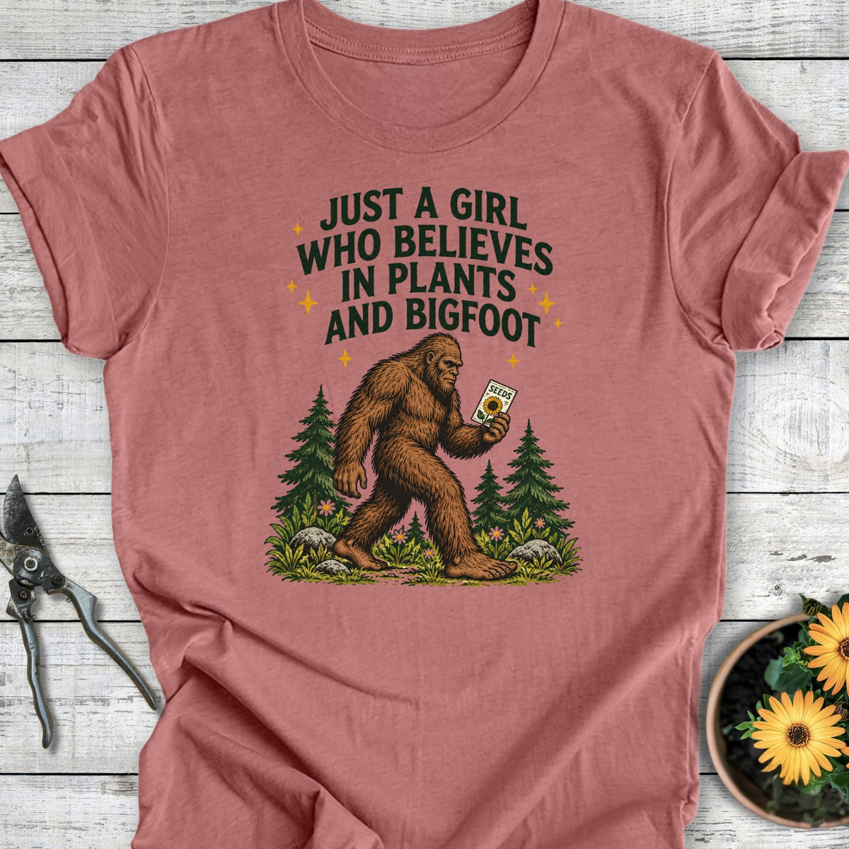 Plants & Bigfoot T-Shirt