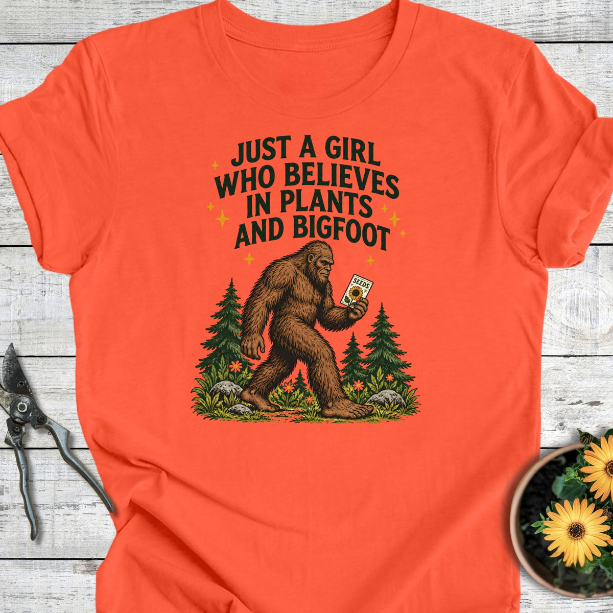 Plants & Bigfoot T-Shirt