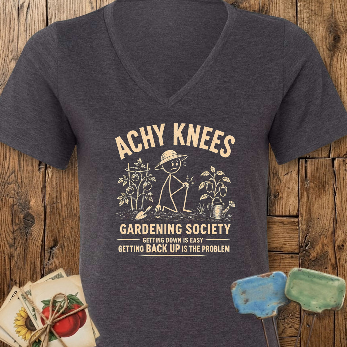 Achy Knees V-Neck