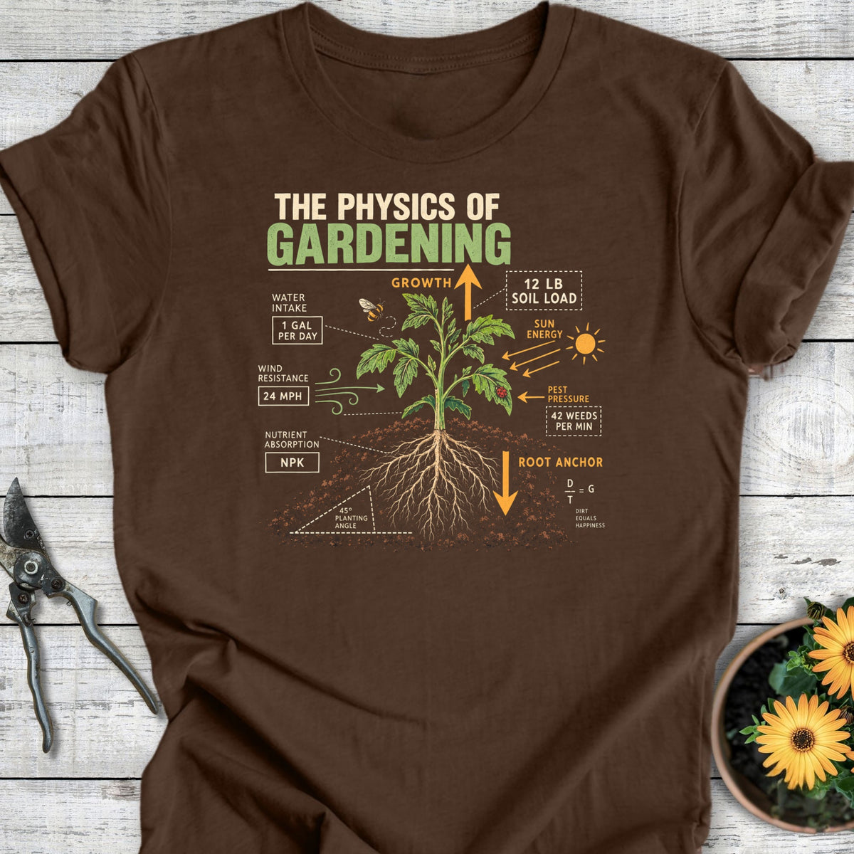 Gardening Physics T-Shirt
