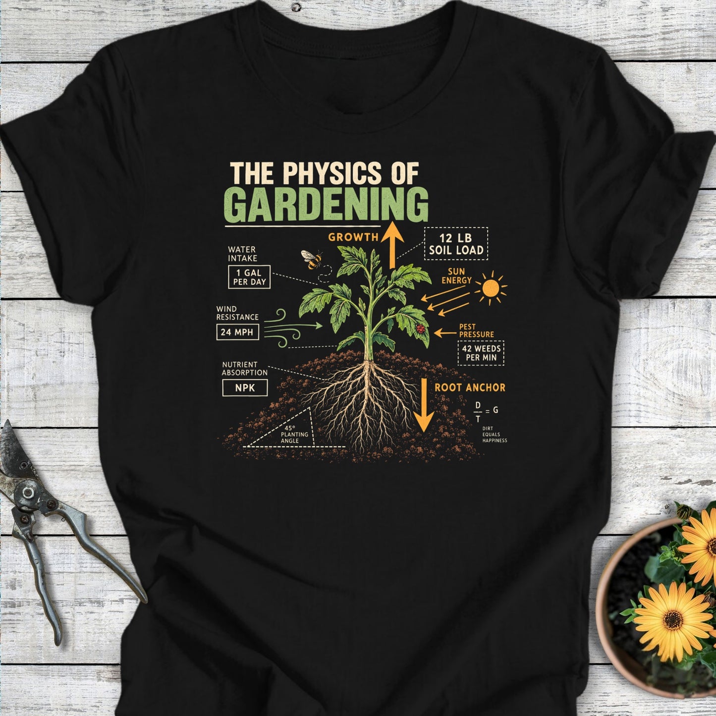 Gardening Physics T-Shirt