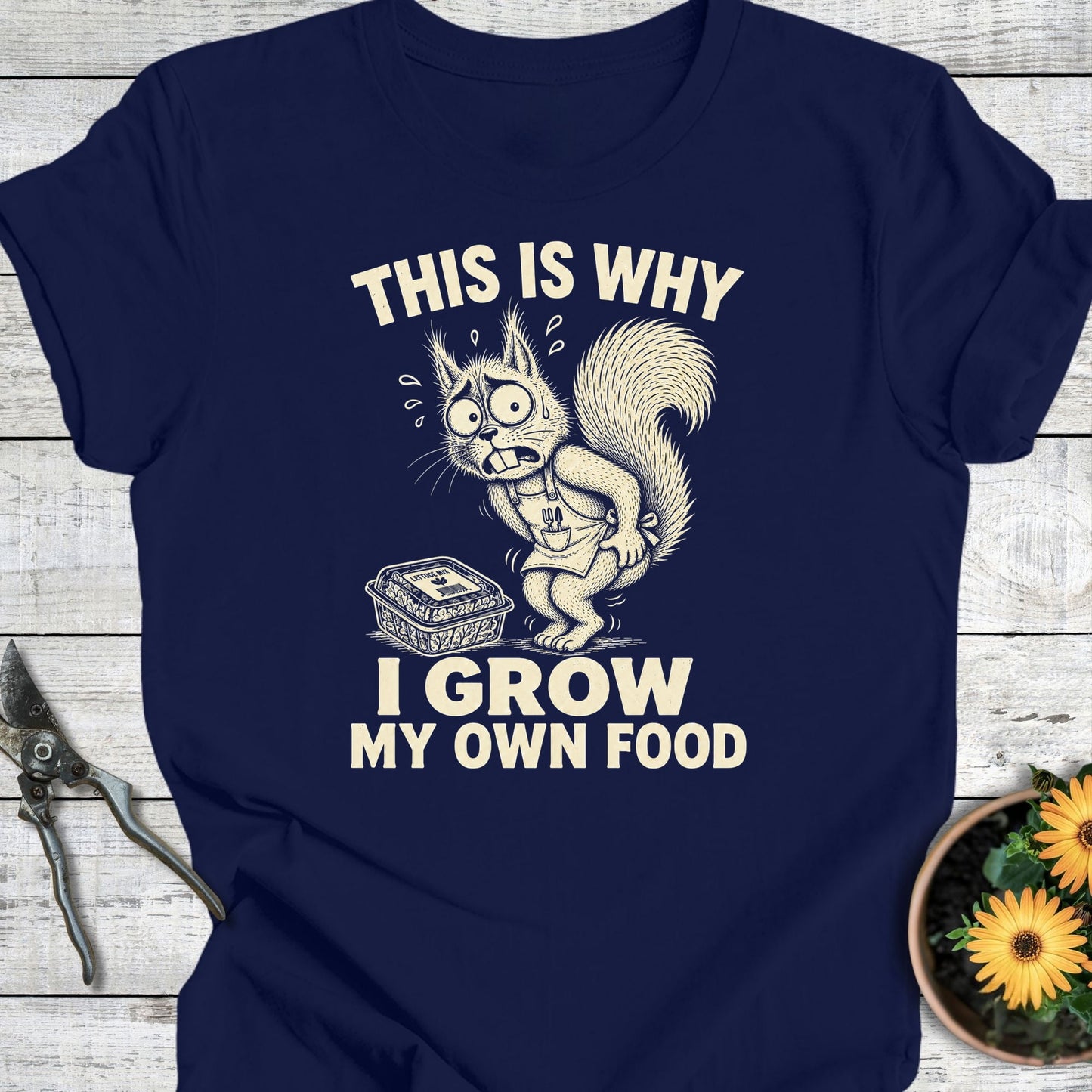 Printify T-Shirt Navy / S This is Why T-Shirt