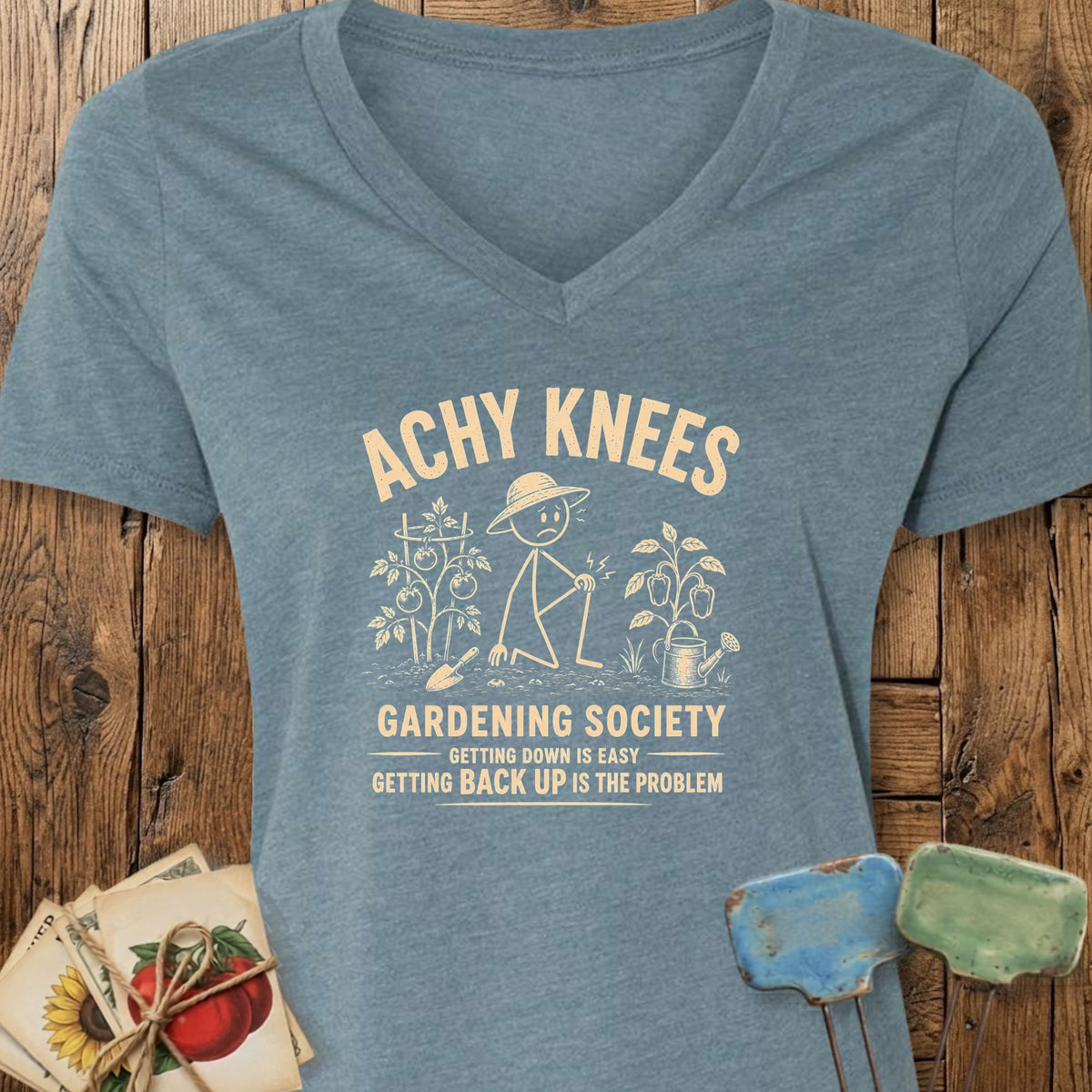 Achy Knees V-Neck