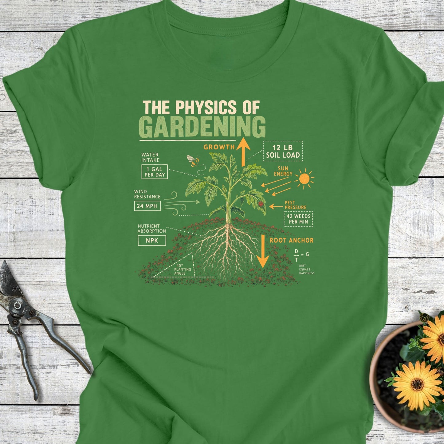 Gardening Physics T-Shirt