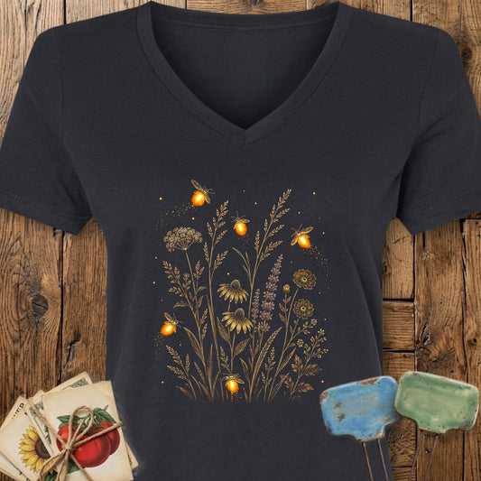 Firefly Garden V-Neck