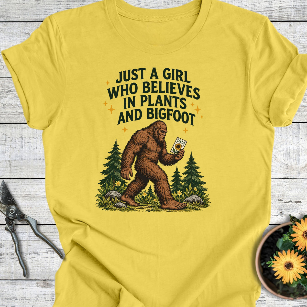 Plants & Bigfoot T-Shirt