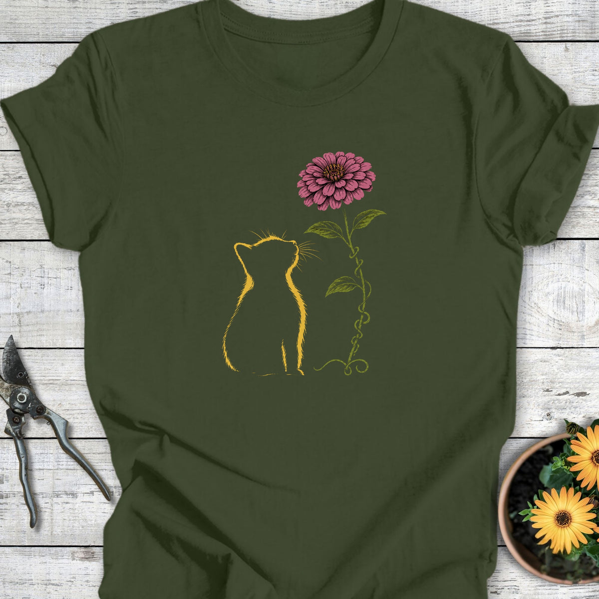 Cat & Zinnia T-Shirt