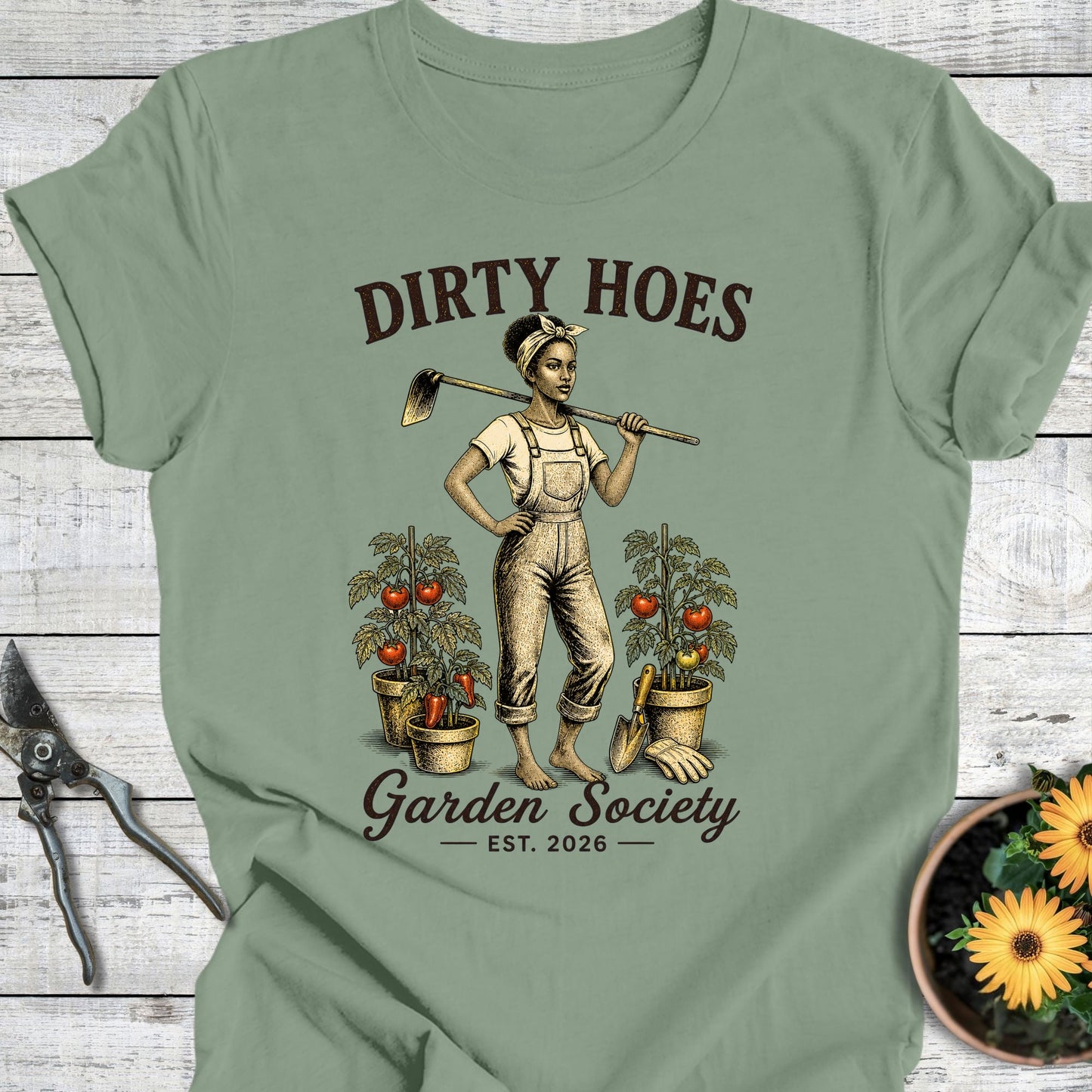 Dirty Hoes Garden Society (Melanin Edition) T-Shirt