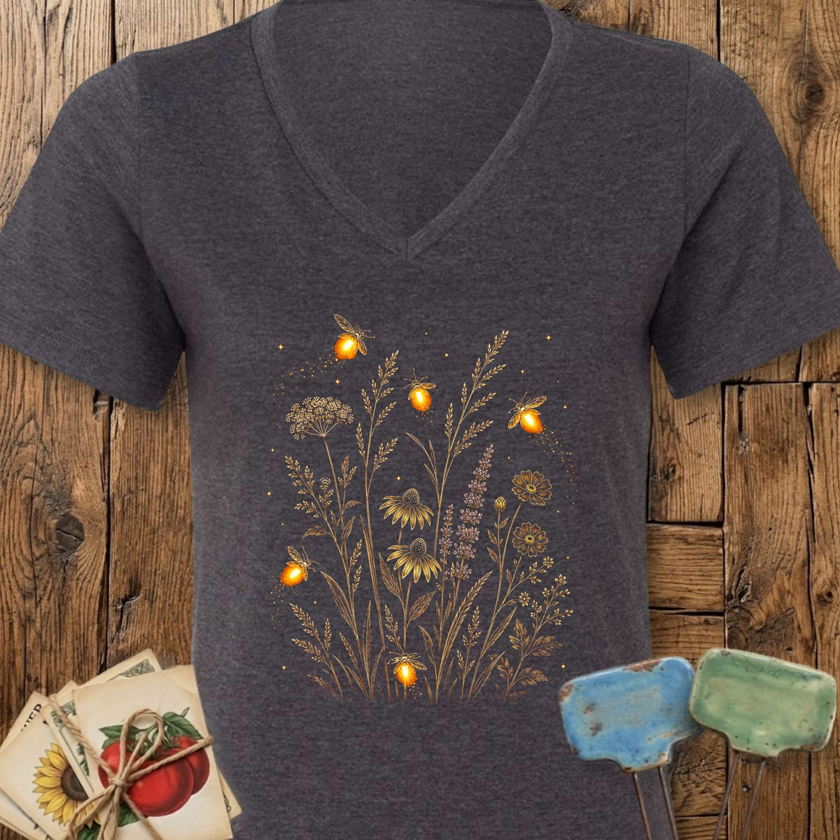 Firefly Garden V-Neck