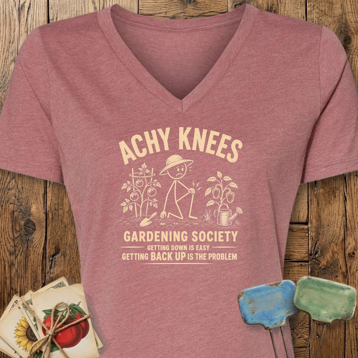 Achy Knees V-Neck
