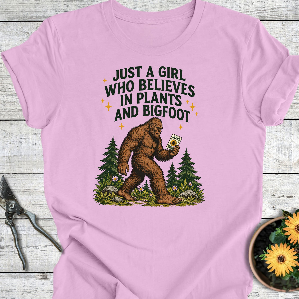 Plants & Bigfoot T-Shirt