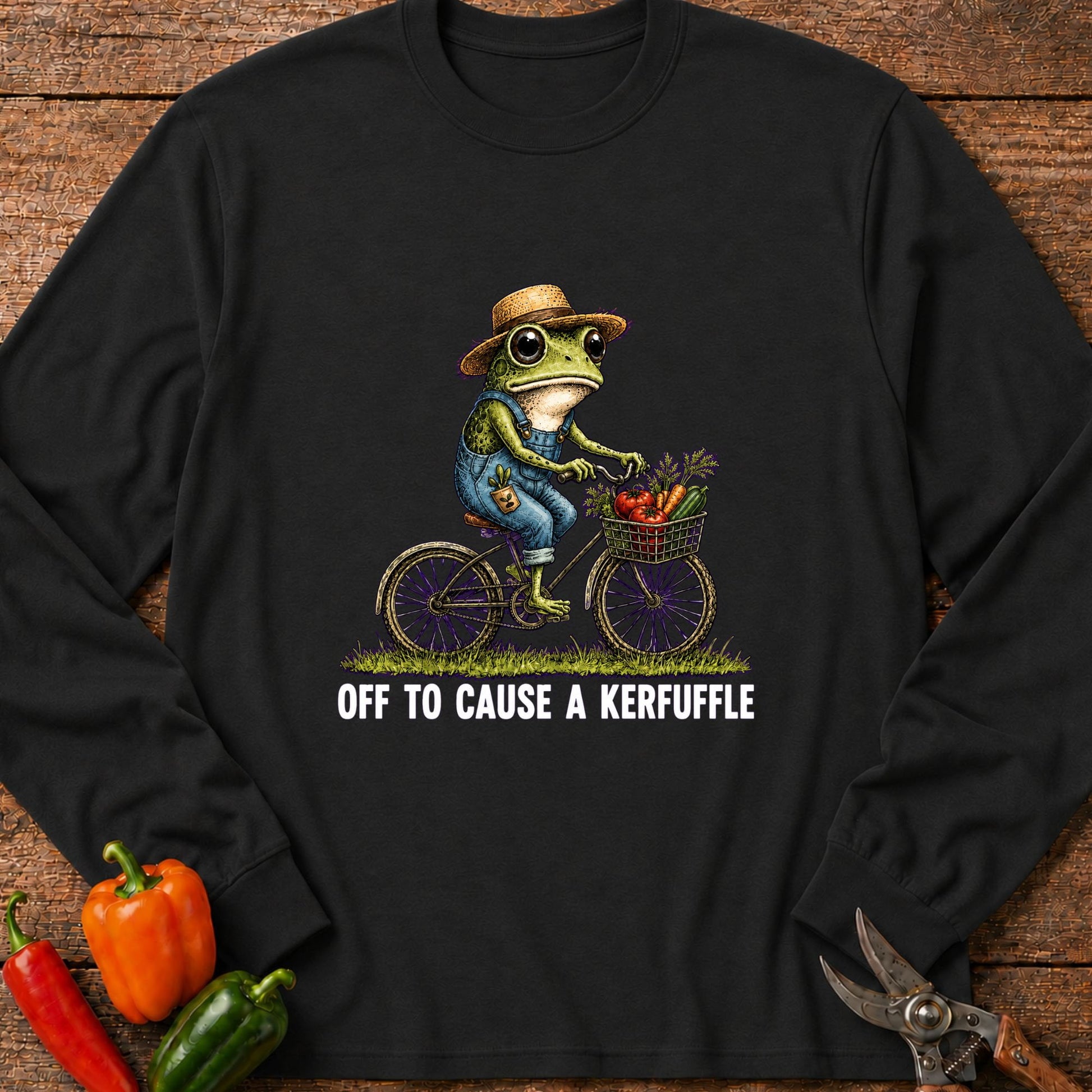 Printify Long Sleeve Black / S Kerfuffle Long Sleeve