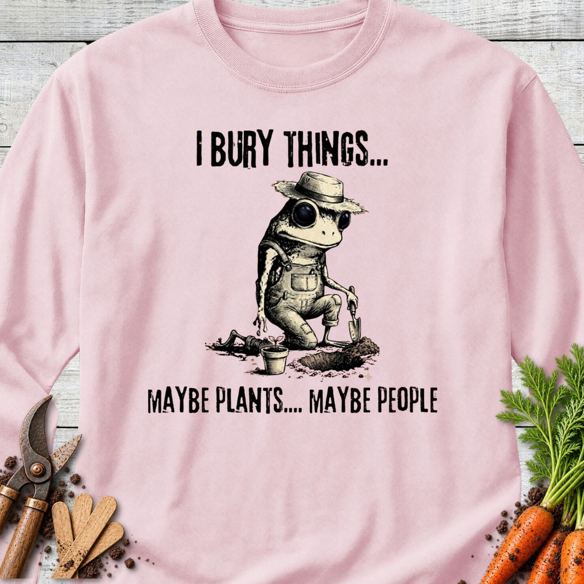 Printify Long Sleeve Blossom / S Bury Things Long Sleeve