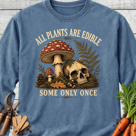 Printify Long Sleeve Blue Jean / S Edible Plants Long Sleeve