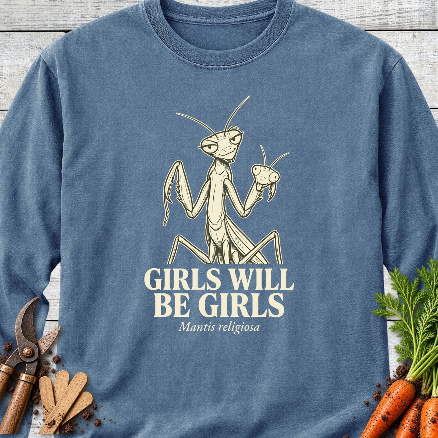 Printify Long Sleeve Blue Jean / S Girls Long Sleeve