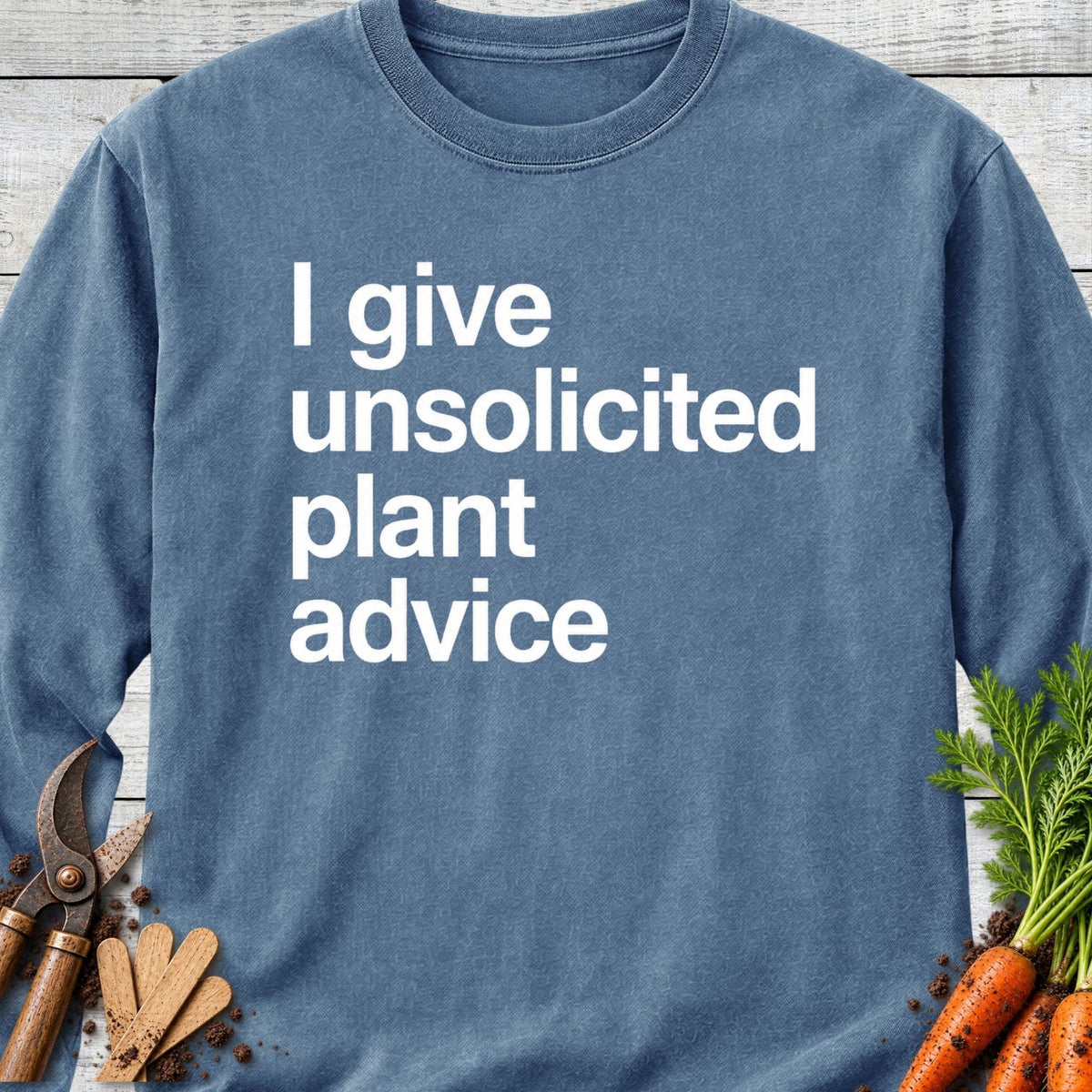 Printify Long Sleeve Blue Jean / S Unsolicited Long Sleeve