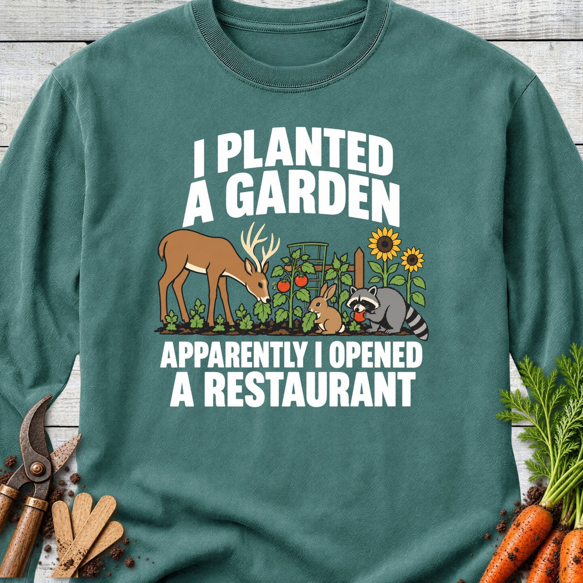 Printify Long Sleeve Blue Spruce / S New Restaurant Long Sleeve