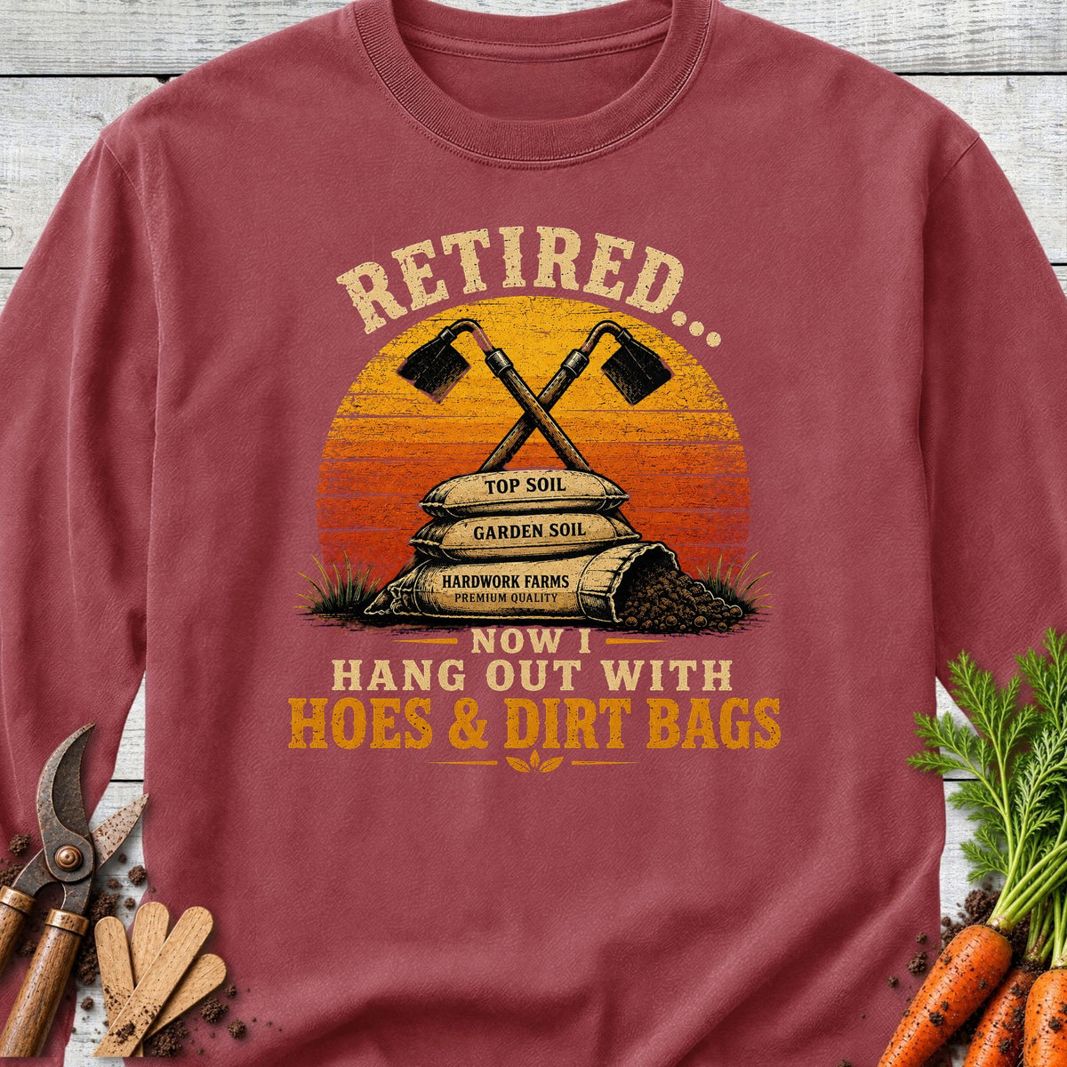 Printify Long Sleeve Brick / S Retired Long Sleeve