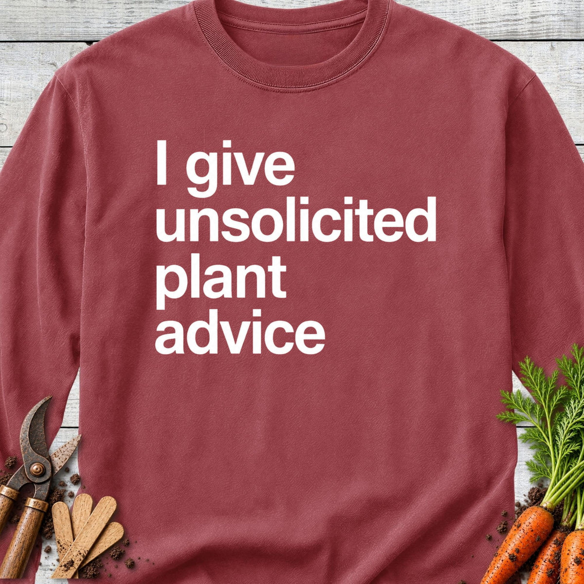 Printify Long Sleeve Brick / S Unsolicited Long Sleeve