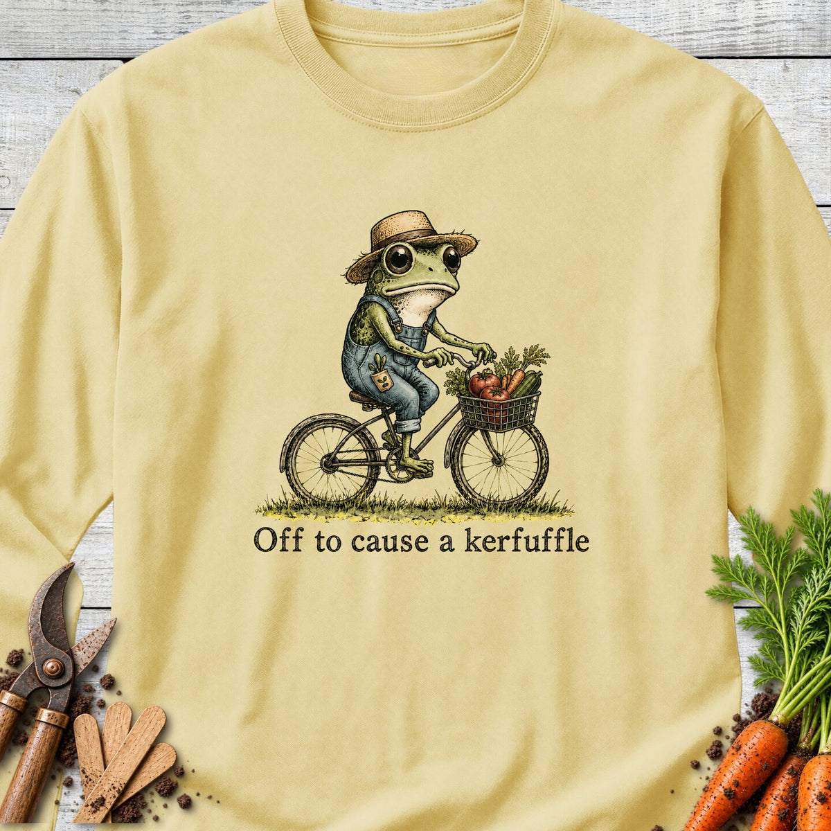 Printify Long Sleeve Butter / S Kerfuffle Long Sleeve