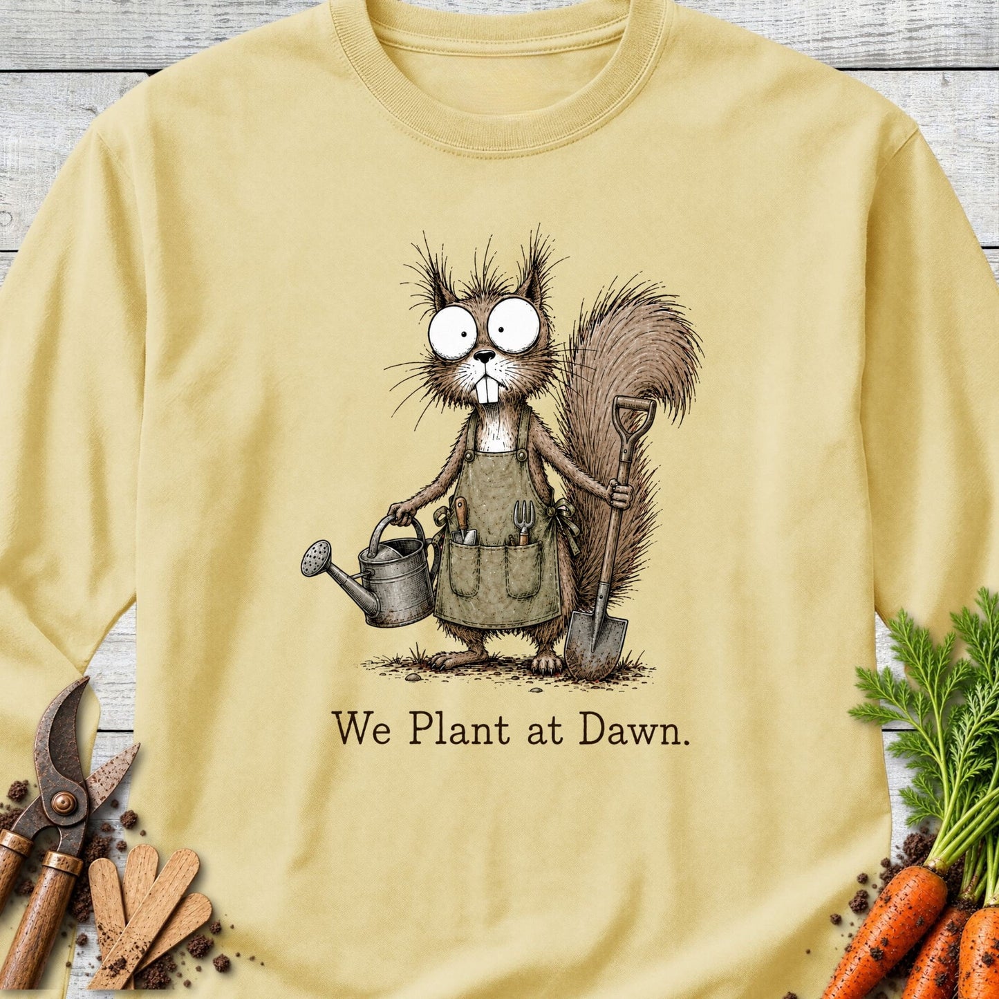 Printify Long Sleeve Butter / S Plant at Dawn Long Sleeve