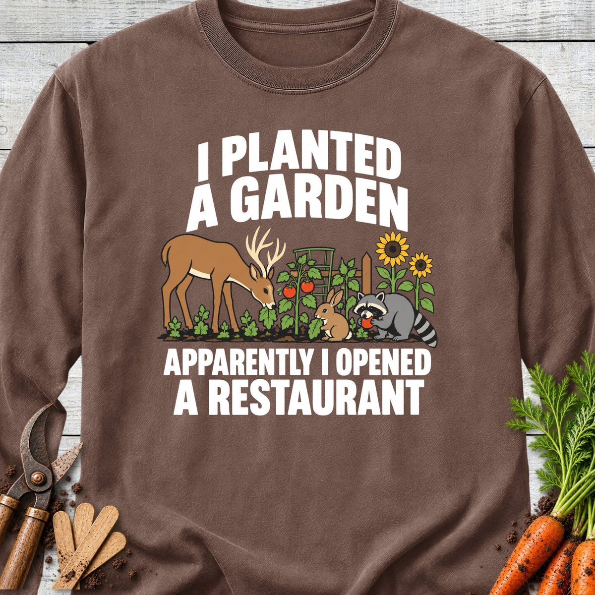 Printify Long Sleeve Espresso / S New Restaurant Long Sleeve