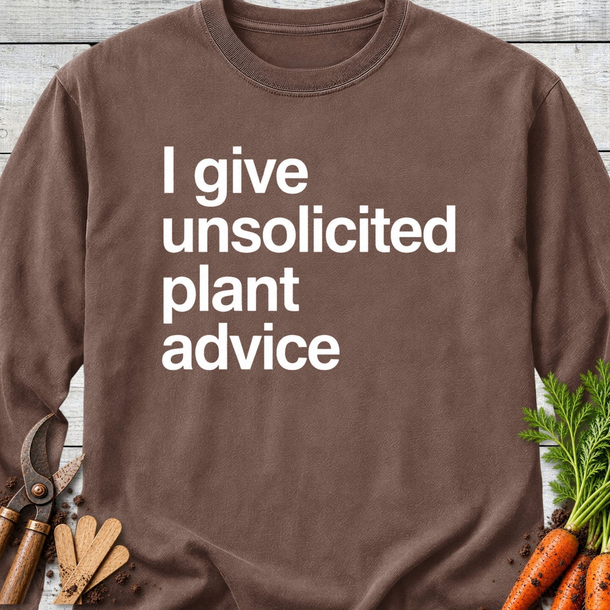 Printify Long Sleeve Espresso / S Unsolicited Long Sleeve