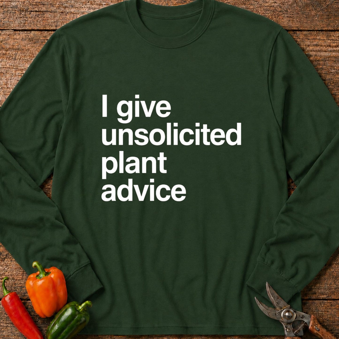 Printify Long Sleeve Forest Green / S Unsolicited Long Sleeve