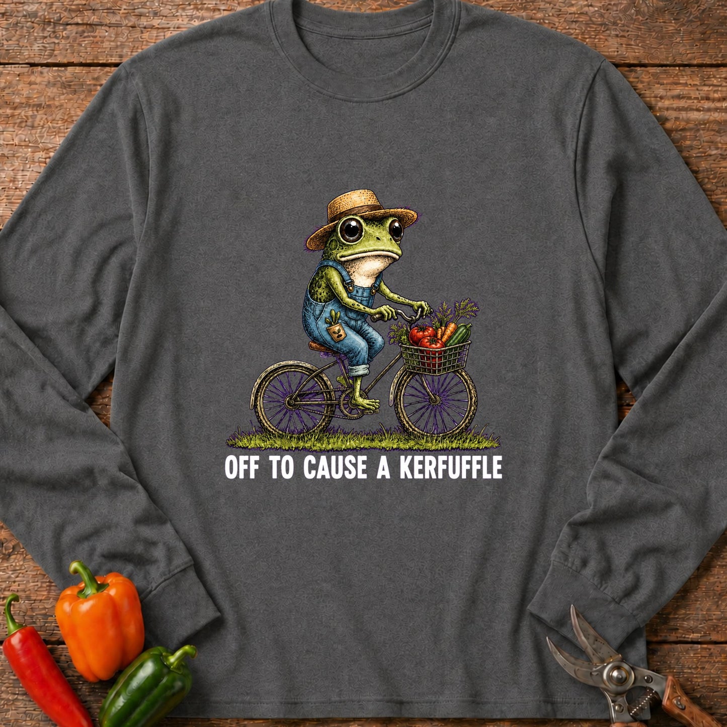 Printify Long Sleeve Graphite Heather / S Kerfuffle Long Sleeve