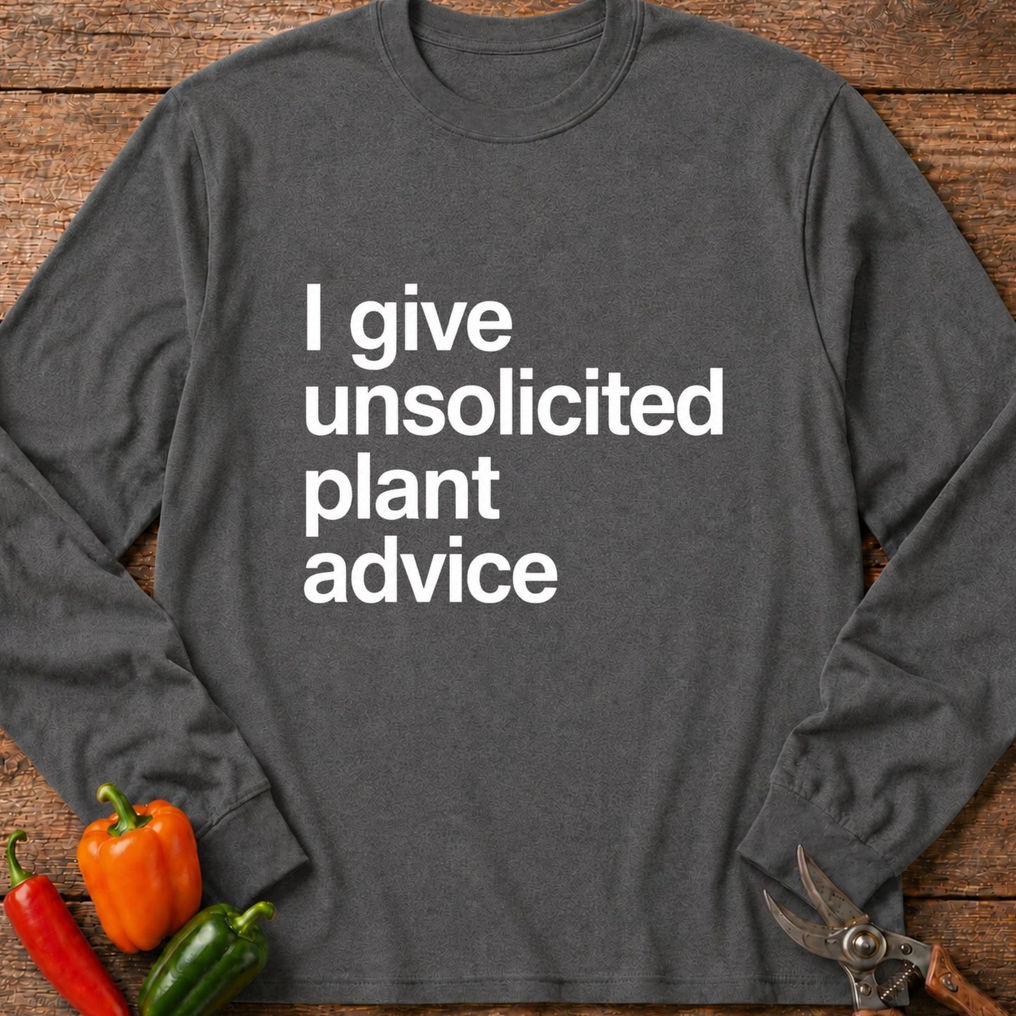 Printify Long Sleeve Graphite Heather / S Unsolicited Long Sleeve