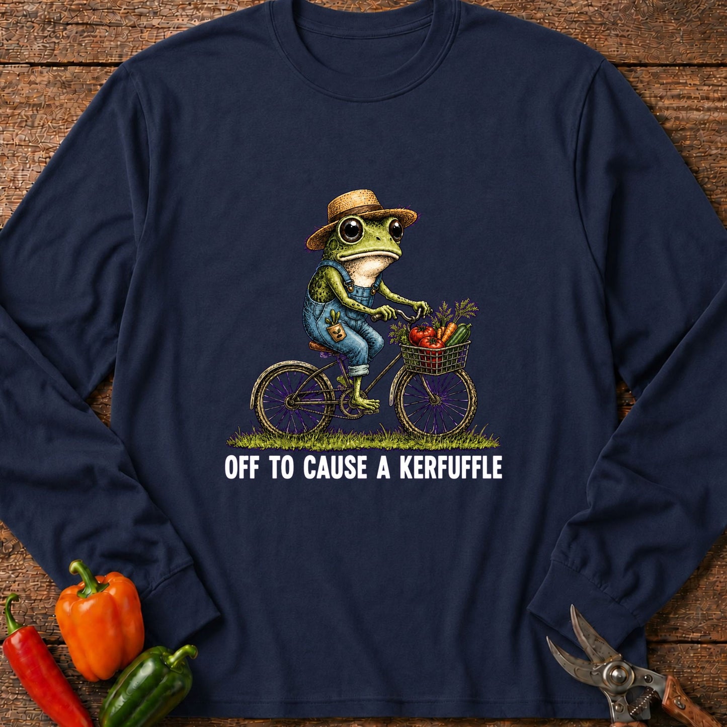 Printify Long Sleeve Navy / S Kerfuffle Long Sleeve