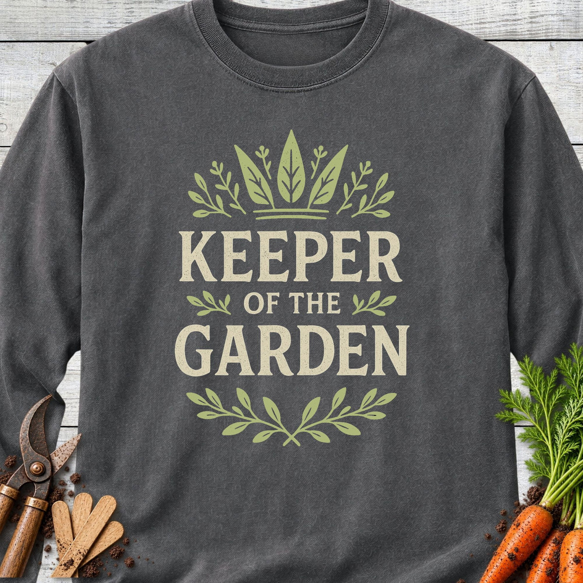 Printify Long Sleeve Pepper / S Keeper of the Garden Long Sleeve