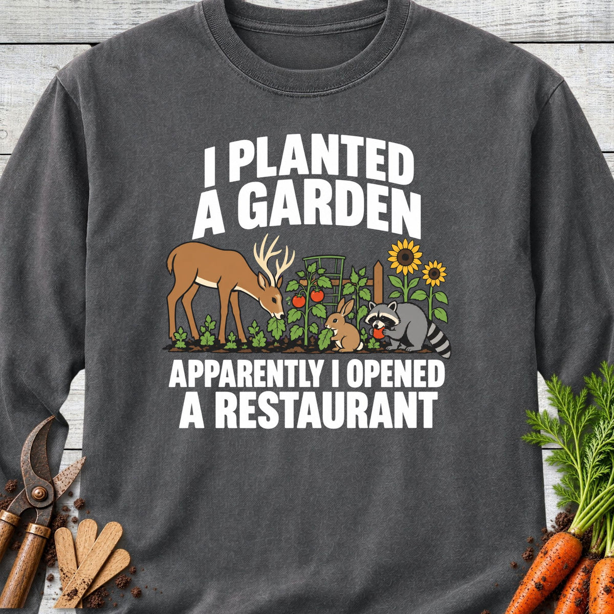 Printify Long Sleeve Pepper / S New Restaurant Long Sleeve