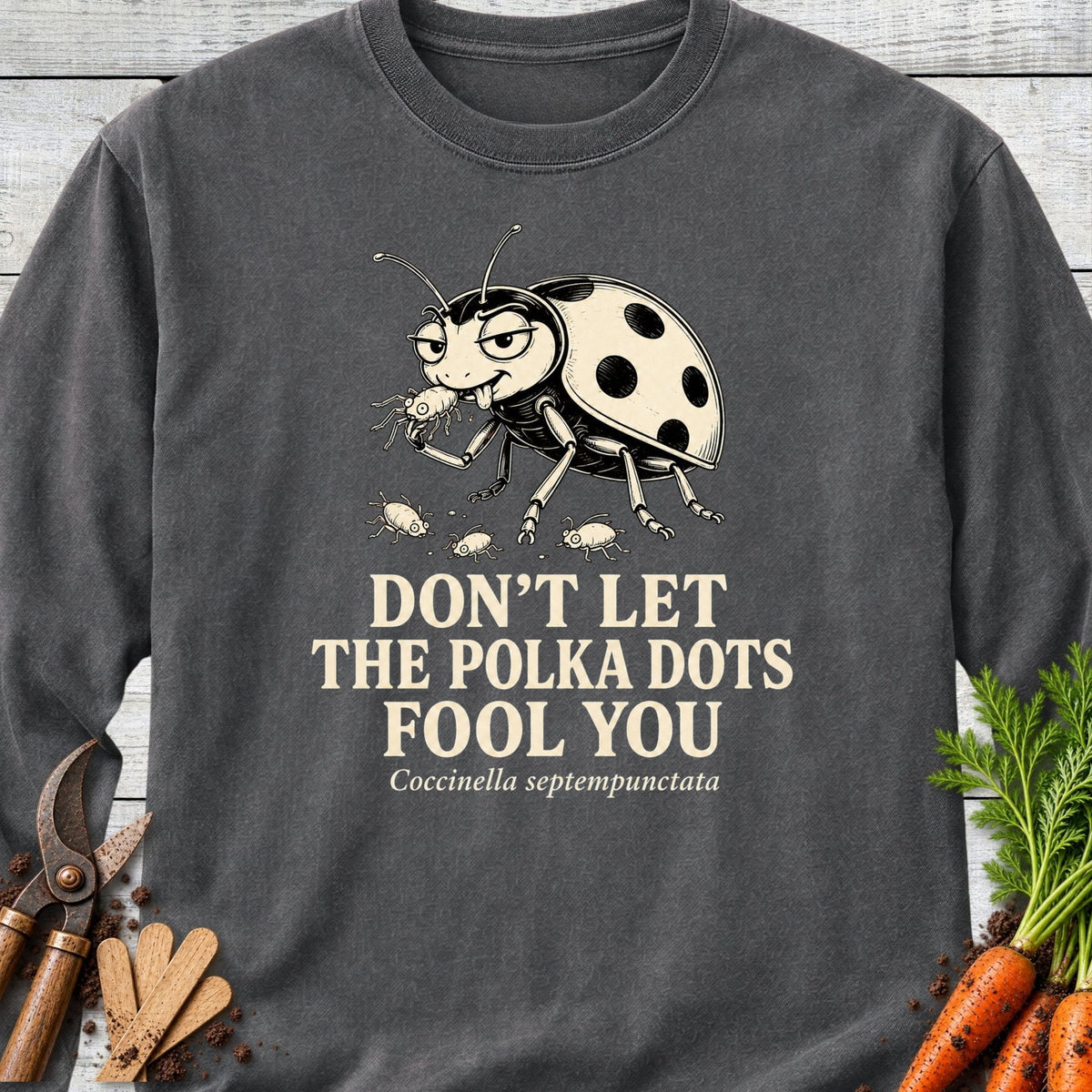 Printify Long Sleeve Pepper / S Polka Dots Long Sleeve