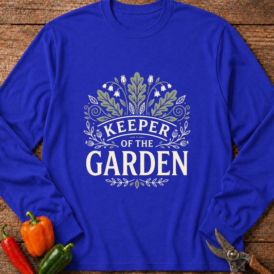 Printify Long Sleeve Royal / S Keeper of the Garden Long Sleeve (2)
