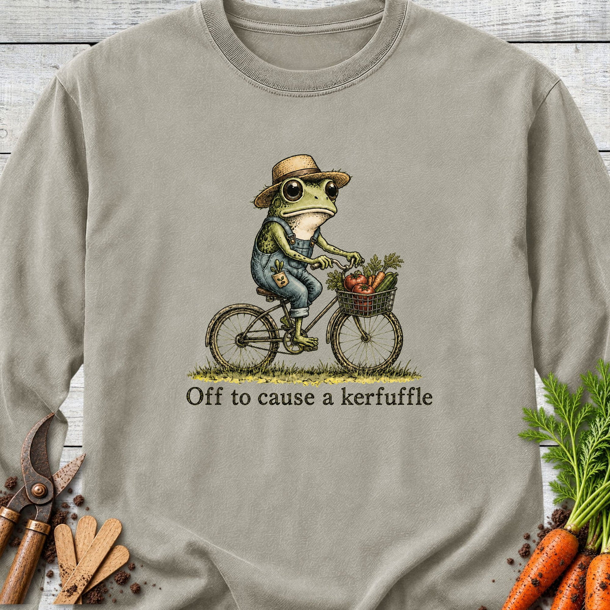 Printify Long Sleeve Sandstone / S Kerfuffle Long Sleeve