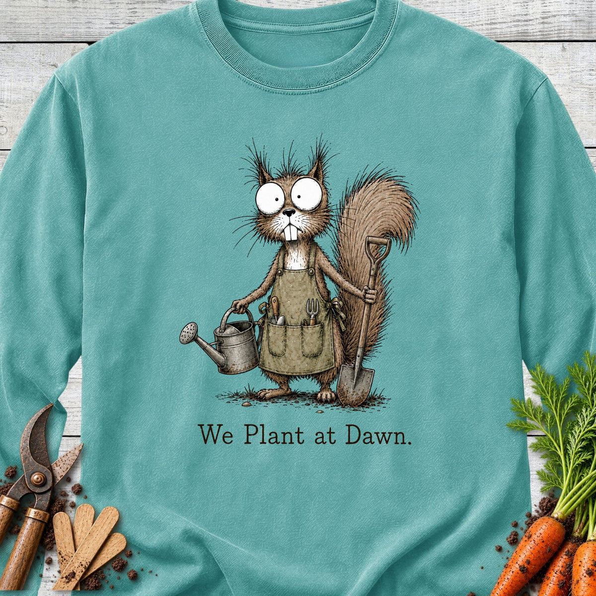 Printify Long Sleeve Seafoam / S Plant at Dawn Long Sleeve