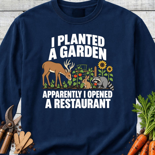 Printify Long Sleeve True Navy / S New Restaurant Long Sleeve