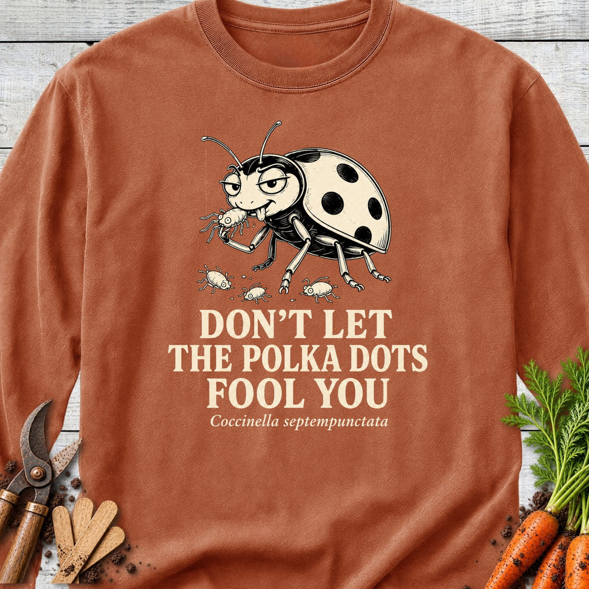 Printify Long Sleeve Yam / S Polka Dots Long Sleeve