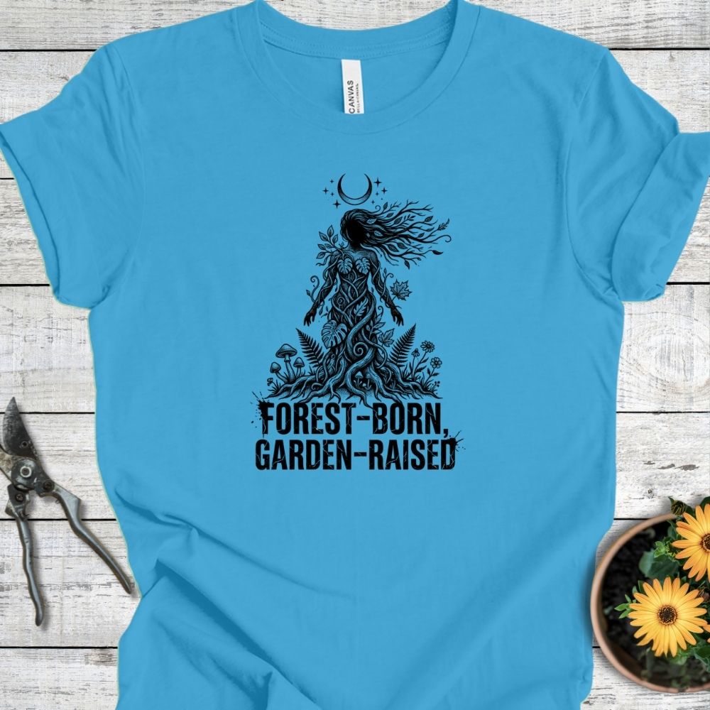 Printify T-Shirt Aqua / S Forest Born T-Shirt