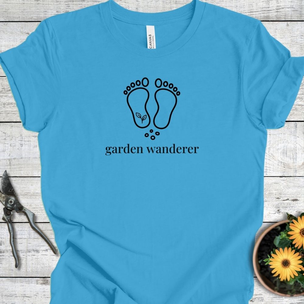 Printify T-Shirt Aqua / S garden wanderer T-Shirt