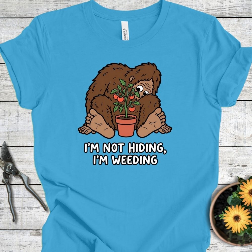 Printify T-Shirt Aqua / S Not Hiding T-Shirt