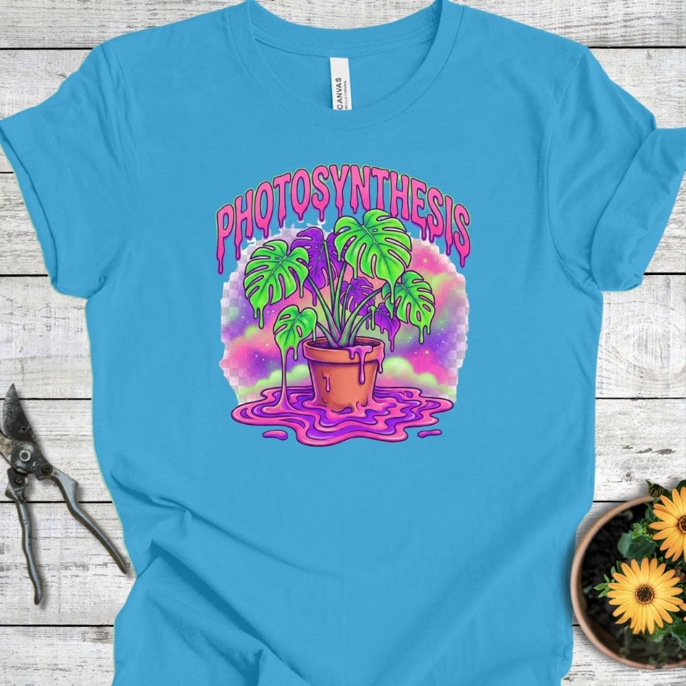 Printify T-Shirt Aqua / S Photosynthesis Glow T-Shirt