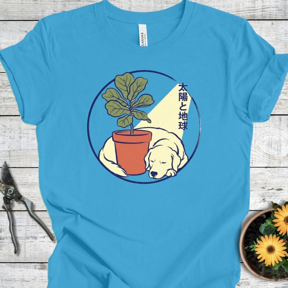 Printify T-Shirt Aqua / S Quiet Growth T-Shirt