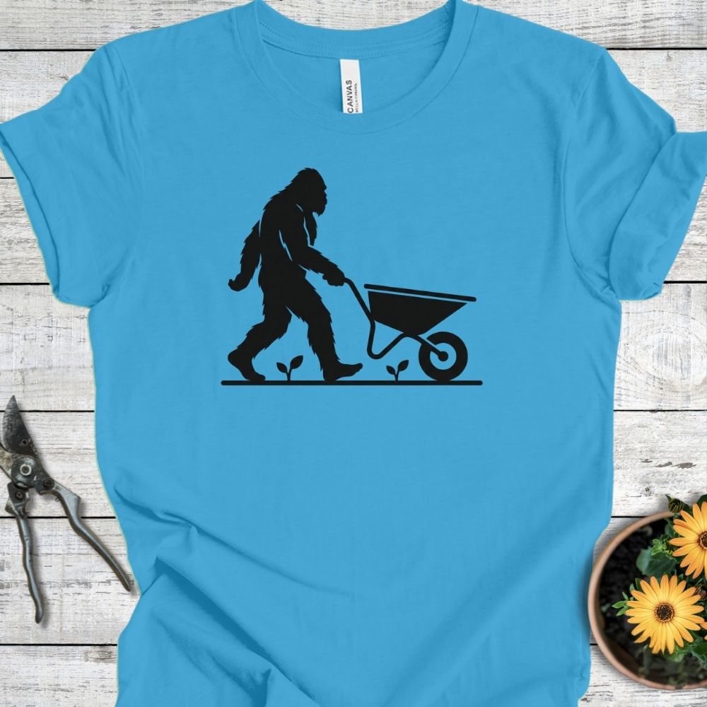 Printify T-Shirt Aqua / S Squatch Gardener II T-Shirt