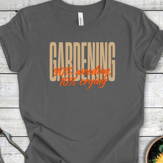 Printify T-Shirt Asphalt / S 90% Weeding T-Shirt
