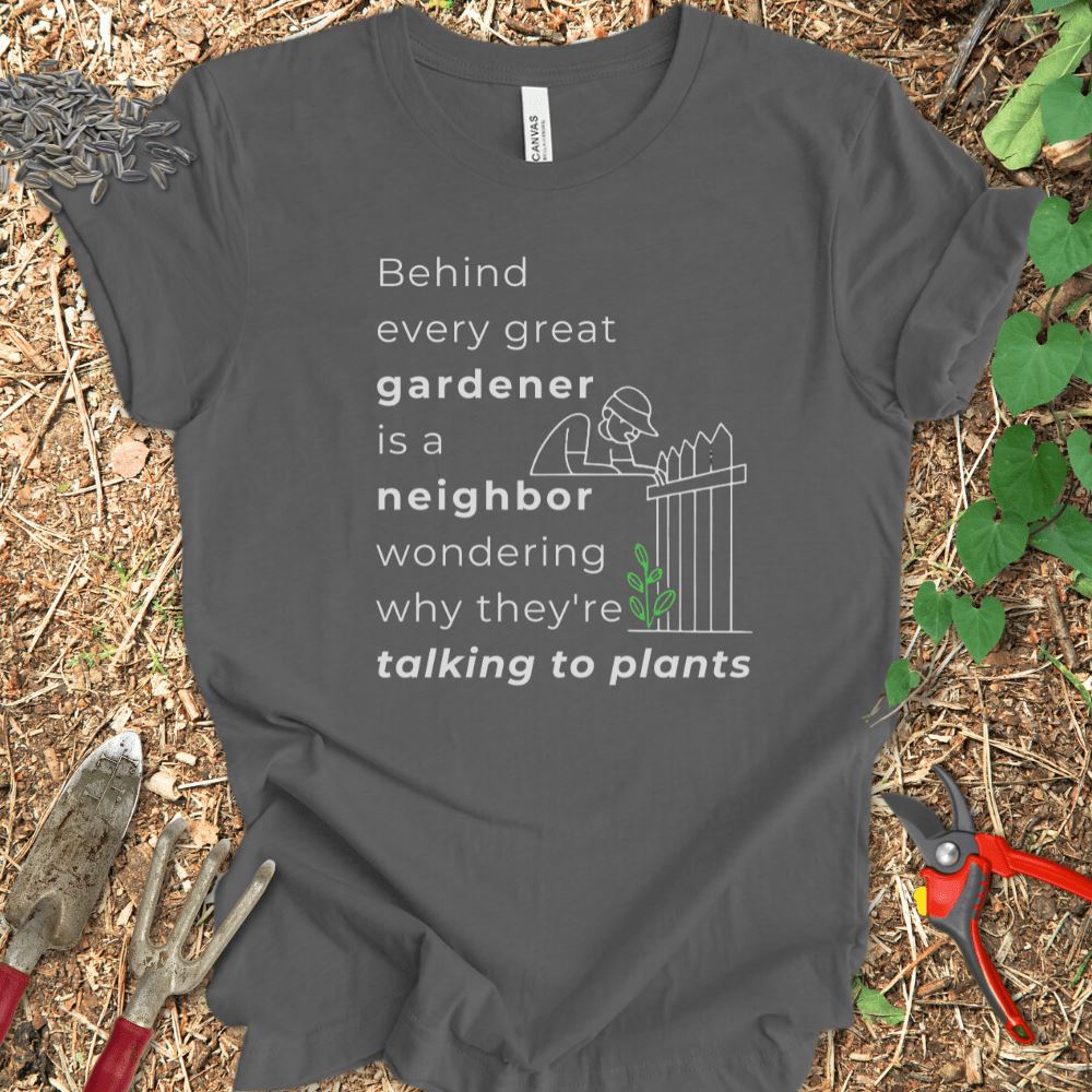 Printify T-Shirt Asphalt / S Behind Every Gardener