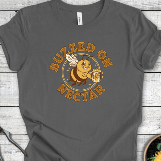 Printify T-Shirt Asphalt / S Buzzed on Nectar